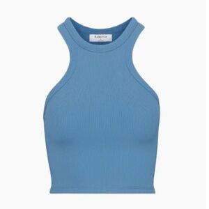 Aritzia Babaton Senna Formarib Tank in Flagstone Blue